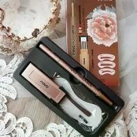 ราคา 【COD】 NOVO5146 NOVO FASHION BROW Eyebrow โนโว เขียนคิ้ว ดินสอ คิ้ว ที่เขียนคิ้ว พร้อมไส้ดินสอ & บล๊อกคิ้ว 3 ชิ้น ขนาด12g (1731615171245081683)