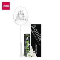 ราคา [ มีของแถม ] Deli ไม้แบดมินตัน ไม้แบด ฟรีเทปพันไม้แบด แบดมินตัน ไม้แบดพร้อมลูกขนไก่ กระเป๋าไม้แบด น้ำหนักเบา ฟรีลูกแบด Badminton Racket Sport ออกกำลังกาย เอ็น กีฬา ลูก แบด (1731116216259086447)