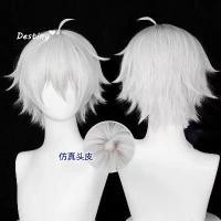 ราคา วิกผมคอสเพลย์ Nagi Seishiro, สีฟ้า, สีเงินและสีขาว, ดีไซน์หยิกย้อนกลับ, หนังศีรษะเหมือนจริง, ผมสั้น, วิกผม (1731970980142549695)