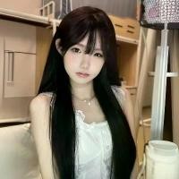 ราคา วิกผม ดีไซน์ประณีต สไตล์หวาน สีน้ำตาลดำ หน้าม้าตรง ผมยาว (1730198976922618439)