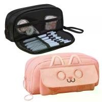 ราคา กล่องดินสอ ทรงแมวการ์ตูน ความจุมาก กระเป๋าดินสอ ดีไซน์ลูกแมว หลายกระเป๋า ที่ใส่ปากกาผ้า Oxford กระเป๋าเครื่องเขียน (1731811973022518073)