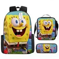 ราคา กระเป๋านักเรียน SpongeBob, แฟชั่นข้ามพรมแดน, ชุดสามชิ้น, กระเป๋าเป้สะพายหลัง, กระเป๋าสะพายไหล่, กระเป๋าสะพายข้าง, กล่องดินสอ, พิมพ์บุคลิกภาพ (1731878046613473595)