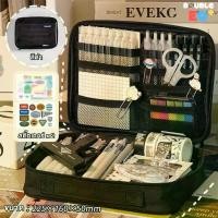 ราคา พร้อมส่งจากไทย กระเป๋าดินสอ ใบใหญ่ ใส่เครื่องเขียนได้เยอะ ใบเดียวจบ กล่องดินสอ ปากกา เครื่องเขียน pencil bag pen (1731729678840792489)