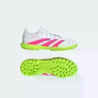 ราคา adidas ฟุตบอล รองเท้าฟุตบอล Predator League Turf สำหรับเด็ก เด็ก สีขาว ID3801 (1732120069107190547)