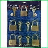 ราคา amygdashop ปัจจุบัน กุญแจ MASTER KEY ISON 450-40/5 40 มม. 5 ตัว/ชุด MM. POLISHED BRASS PADLOCK 5EA/SET (1730483686089525422)