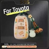 ราคา เคสป้องกันการควบคุมระยะไกล, อุปกรณ์เสริมพวงกุญแจอัจฉริยะ, ฝาครอบกุญแจสำหรับ Toyota Dafu, RAV4, Levin Vilanda, พร้อมพวงกุญแจ รีโมท สตาร์ท รีโมท สตาร์ท ปลัก ตรง รุ่น รีโมทรถยน (1731186045413918540)