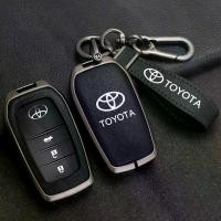 ราคา Toyota Hilux Conquest Rogue Revo 2013-2023 รีโมทคอนโทรลแบบไม่ใช้กุญแจ Harrier Fortuner Innova 2022 ปลอกหุ้มกุญแจรถซิลิโคนชุบโลหะผสมสังกะสี, 6D Car รถยนต์ ปลอก กุญแจ ฟีลาโน่ รถจักร Key (173180857441704