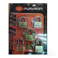 ราคา [ผ่อน0%] PUMPKIN กุญแจแขวนมาสเตอร์คีย์ รุ่น 39506 คอสั้น 505 5ตัว/ชุด กุญแจ กุญแจมาสเตอร์คีย์ พัมคิน (1729799747607103567)
