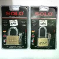 ราคา แม่กุญแจsolo กุญแจsoloแบบสั้นและแบบคอยาวทองเหลืองแท้ ระบบลูกปืน ขายดี (1731623743903992560)