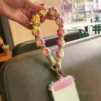 ราคา เชือกเส้นเล็กโทรศัพท์ สั้น สายทอข้อมือ ลายดอกไม้ Ins สีสันสดใส เชือกเส้นเล็กตัดกัน สำหรับผู้หญิง เหมาะสำหรับการเดินทางกลางแจ้ง ทนทาน กุญแจ ฮาเล่ กุญแจ ฮาเล่ กุญแจ ฮาเล่ (1731400561037379505)