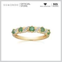 ราคา แหวนเงินแท้ 925 อัญมณี, ชุบทอง 18K, ประดับมรกตหรือทับทิมและเพชร, ดีไซน์วิคตอเรียน, เกรดอัญมณี (1731325297785013761)