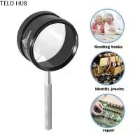 ราคา อุตสาหกรรมการทำนาฬิกา, TELO HUB, ที่จับที่ถอดออกได้, แว่นขยายมือถือ 35X, กระจกขยายขนาดเล็กสองชั้น, แสง, พกพาสะดวก, แสตมป์ Loupe, เหมาะสำหรับการปลอมและโบราณ (1731383550798104023)
