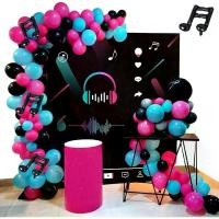 ราคา พื้นหลังฟอยล์บอลลูนเพลงสำหรับงานเลี้ยงวันเกิด ผ้าม่านฟอยล์ DIY โน้ตดนตรี อุปกรณ์ปาร์ตี้สำหรับทั้งเด็กและผู้ใหญ่ ของตกแต่ง 1 ชุด (1729600692993296670)