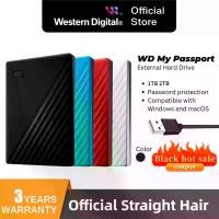 ราคา Western Digital WD 1TB /2TB ฮาร์ดไดรฟ์ภายนอก ฮาร์ดดิสก์แบบพกพา รับประกัน 3 ปี My Passport 2.5"USB 3.2 External Harddisk ฮาร์ดดิสพกพา ฮาร์ดไดรฟ์คุณภาพสูง Harddisk External (1731740198860393439)