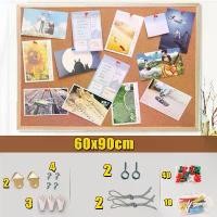 ราคา กระดานไม้ก๊อก กระดาน กระดานไม้ก๊อก บอร์ดติดประกาศ กระดานไม้ก๊อก กระดาน Memo ขอบไม้ขนาด 60x90 cm.Cork Board - ขอบสีธรรมชาติ. (1729711094805334183)