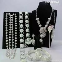 ราคา ขายดี 【ชุดเครื่องประดับสร้อยคอโบราณ】กำไล-สังวาลย์ เคลือบทองไม่ใช่เงินแท้ เหมาะชุดนางรำ (1731657824772850770)