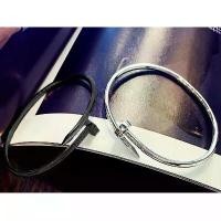 ราคา Poca Gems กำไล ข้อมือประดับคริสตัล Nail Bracelet รุ่น C LOVE (สีพิงค์โกลว์) สร้อยข้อมือ พร้อมส่ง กำไลข้อมือ ตะปู สไตล์ คาร์เทีย แถมฟรี กล่องกำไล Poca (1729470369308248783)