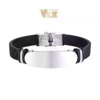 ราคา [COD]สร้อยข้อมือซิลิโคน Vnox ส่วนบุคคล, ปรับแต่งได้ฟรี, สำหรับผู้ชาย, สแตนเลส, ชื่อแกะสลัก, กำไลข้อมือกีฬา, กำไล ID, เครื่องประดับ, ทนทาน, สีสันสดใส, สร้อย คอทอง สร้อย คอ kathe (1731398641463167962)