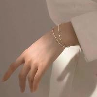 ราคา สร้อยข้อมือ ALS, เงินแท้, สองชั้น, สไตล์มินิมอล, กำไล, ดีไซน์เก๋ไก๋, เหมาะสำหรับเป็นของขวัญสำหรับเพื่อนและแฟน, เครื่องประดับ, 2025925 (1731596259862807741)