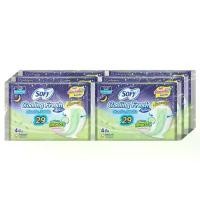 ราคา Sofy โซฟี คูลลิ่งเนเชอรัล ผ้าอนามัย (กลางคืนมีปีก) สูตรแตงกวา 29ซม. ( 4ชิ้น x6ห่อ ) (1729819250820549076)