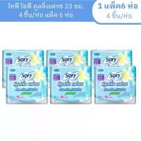 ราคา โซฟี SOFY Cooling Fresh สูตรเย็น ผ้าอนามัย สำหรับกลางวัน ขนาด 23 ซม [แพ็ค 6 ห่อ] (1731483778592703981)