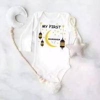 ราคา ชุดบอดี้สูทเด็ก แขนยาว พิมพ์ลายอิสลาม เสื้อผ้ามุสลิม เหมาะสำหรับเดือนรอมฎอน ชุดเด็กตัวแรก ชุดรอมเปอร์เด็กตัวแรก (1730170631112591954)