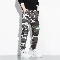 ราคา กางเกงทำงานลำลองลายพรางผู้ชาย ไซส์ใหญ่ ทำจากผ้าเดนิม เทรนด์ฤดูใบไม้ร่วง ทรงหลวม กางเกงรัดรูป เอวยางยืดเก้าจุด เกงสามส่วน คาร์โก้ 6 กระเป๋า กางเกง ทหาร ขา สั้น กางเกง คาร์โก้ (1731306443070474016)