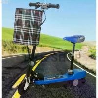 ราคา (ใหม่) สกู๊ตเตอร์ไฟฟ้า Electric Scooter 24V ไฟหน้า LED จักรยานไฟฟ้า สกูดเตอร์ไฟฟ้า E-Scooter มอเตอร์ 250W คลังสินค้า จักรยาน ไฟฟ้า แม่บ้าน (1731449356369299194)