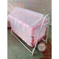 ราคา เปลเด็ก เปลลูกกรง เปลกรงดีไลท์ เปลไกว เปลเด็ก รวมมุ้งมีสีฟ้า,ชมพู yd99 (1731713862856181278)