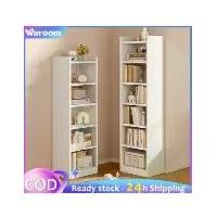 ราคา ชั้นวางหนังสือ4/5/6ชั้นวางหนังสือแบบมัลติฟังก์ชั่นแคบตู้แสดงผลชั้นวางหนังสืออรรถประโยชน์ชั้นวางตู้หนังสือไม้ชั้น4ชั้น/ตู้หนังสือแบบเรียบง่าย/ชั้นวางหนังสือ (1731717701246684044)