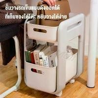 ราคา COD salvo ชั้นวางหนังสือ ชั้นวางของ 2 ชั้น มีล้อ ชั้นวางของอเนกประสงค์ ตู้เก็บของ ชั้นวางหนังสือบนโต๊ะ ชั้นหนังสือ (1731355082666575844)