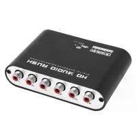 ราคา เครื่องถอดรหัสเสียง, 5.1 CH, SPDIF เสาอากาศเป็น RCA, DTS AC3, ตัวแปลงสัญญาณดิจิตอลเป็นอะนาล็อก, สำหรับ PS3, เครื่องเล่น DVD, Xbox (1731528994277197446)