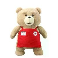 ราคา ตุ๊กตา TED หมีเท็ดดี้ ภาพยนตร์ TED 2 สไตล์ผ้ากันเปื้อน 46 ซม. ตุ๊กตาผ้ากำมะหยี่นุ่ม ของเล่นตุ๊กตาสัตว์ เหมาะสำหรับเป็นของขวัญสำหรับเด็ก ตุ๊กตา เขี้ยว กุด (1731768959085086109)