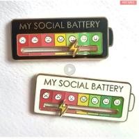 ราคา เข็มกลัดแบตเตอรี่ทางสังคม, เทรนด์ของฉัน, โลโก้สายฟ้าแบบเลื่อนได้, ป้ายโลหะยิ้ม, หมุดเคลือบ, เหมาะสำหรับแจ็คเก็ตและกางเกงยีนส์, หมุดปก, อุปกรณ์เครื่องประดับ (1730201580916280259)