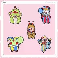 ราคา ป้ายตัวตลกน่ารัก เข็มกลัดเคลือบ เข็มกลัดตัวตลกกบการ์ตูน อุปกรณ์เครื่องประดับ เข็มกลัดปก ของขวัญให้เพื่อน (1729905664602310942)