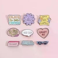ราคา หมุดเคลือบข้อความตลก เข็มกลัดข้อความสร้างแรงบันดาลใจน่ารัก ป้าย หมุดปก คำพูดการ์ตูน อุปกรณ์เครื่องประดับ ของขวัญสำหรับเพื่อน (1729782899964938968)