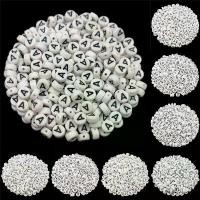 ราคา ลูกปัดอะครีลิค 26 ตัวอักษรภาษาอังกฤษ 4x7mm 100 ชิ้น ลูกปัดกลมแบน อุปกรณ์เครื่องประดับ DIY เหมาะสำหรับทำสร้อยข้อมือและสร้อยคอ (1730719822799211095)