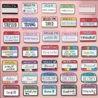 ราคา หมุดเคลือบพร้อมคำพูด Hello I'm เข็มกลัด Im พยายามเครียด คำพูดตลก ป้ายปก อุปกรณ์เครื่องประดับ 60 สไตล์ (1729929976676190494)