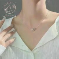 ราคา สร้อยคอหัวใจคู่โรแมนติกอินเทรนด์สำหรับผู้หญิงและเด็กผู้หญิง โชคเกอร์โซ่กระดูกไหปลาร้าโลหะผสม สีทองและสีเงินที่สวยงาม อุปกรณ์เครื่องประดับ ร้านขายเครื่องประดับ (1731738126089685720)