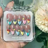 ราคา [รหัส A04] เล็บปลอม Handmade สายหวาน สายฝอ ผลไม้ งานเพ้นท์ งานปั้นนูน (1731710144388040585)