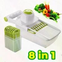 ราคา ชุดสไลด์ผักผลไม้ ใบมีดสแตนเลส 8 in 1 ด้ามจับพิเศษ ชุดมีดหั่นผักอเนกประสงค์ เครื่องหั่นผักผลไม้ ที่หั่นผักผลไม้ ที่ขูดผักผลไม้ หั่น ผลไม้ (1731121819617101902)