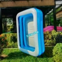 ราคา Hot11 พร้อมส่งจากไทย สระว่ายน้ำ สระน้ำเป่าลม สระน้ำเด็ก ขนาดใหญ่ 2 เมตร ยาว 200 กว้าง 150 สูง 50 cm. จัดโปร สงกรานต์ (1729496999451855056)