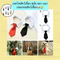 ราคา PP-417 เนคไทสัตว์เลี้ยง สุนัข หมา แมวปลอกคอสัตว์เลี้ยง เนคไท ปรับสายได้ ดีไซน์เรียบหรู ราคาถูก พร้อมส่ง️ ขาย ร้อน (1731717762304541931)