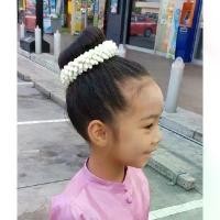 ราคา รัดเกล้าไหมพรม มาลัยรัดผม สินค้าขายดี 0•01บาท ยางรัดผม (1731814791280887195)