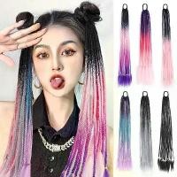 ราคา ยางรัดผม แบบถักเปีย ไหมถักเปีย ไล่โทนสี ราคา 1 มัด 12 เส้น (1732235865268455720)