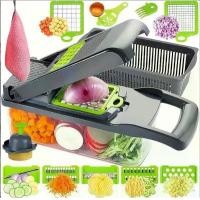 ราคา พร้อมส่งเครื่องสไลด์ผัก 16IN1 ที่ปอกแตงโม grater เครื่องซอยหอม vegetable cutter เครื่องสไลด์ผัก ที่ซอยกะหล่ำปี เครื่องสไล์ ผัก เครื่องหั่นพริก เครื่องหั่นหอม ชุดเครื่องตัดผักเครื (1731425715598624723)