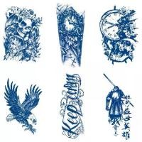 ราคา สติ๊กเกอร์รอยสักกึ่งถาวร ดีไซน์หัวกะโหลกลายดอกไม้ ครึ่งแขน GZ ไล่โทนสี สมุนไพร กันน้ำ สมจริง ในสต็อก การค้าข้ามพรมแดน (1731754234078266884)