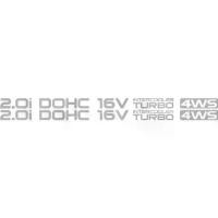 ราคา Mitsubishi Galant VR-4 VR4 4WS 2-0i DOHC 16v อินเตอร์คูลเลอร์ เทอร์โบ สติ๊กเกอร์ 2 ชิ้น/เซ็ต (1731188982641428060)