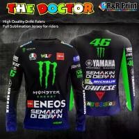 ราคา เสื้อเจอร์ซีย์เต็มระเหิด, การออกแบบ Yamaha Monster Energy MotoGP VR 46, แขนยาว, สำหรับนักขี่, เสื้อเจอร์ซีย์รถจักรยานยนต์, แขนยาว, การปรับแต่งส่วนบุคคลของชื่อ, ในสต็อก, 2023 (1732093431916497033)