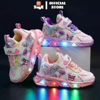 ราคา รองเท้าเจ้าหญิงเอลซ่าสำหรับเด็กผู้หญิง รองเท้าเจ้าหญิง แฟลช LED (1729718415025015371)